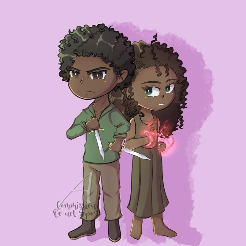 Nesta and Allard (commission for Gabby)
